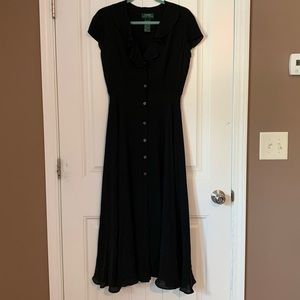 100% Silk Lauren Ralph Lauren Petites Dress